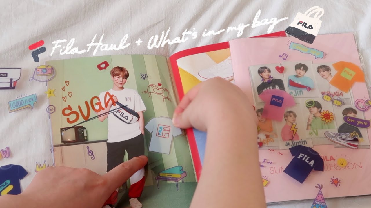 BTS Fila Haul + Что в моей сумке / BTS Fila Haul  + What’s in my bag