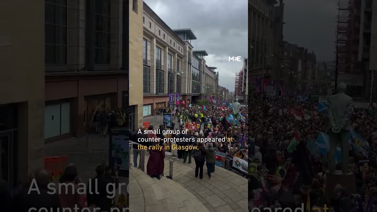 Thousands attend anti-racism protests in Glasgow in wake of Belfast riots