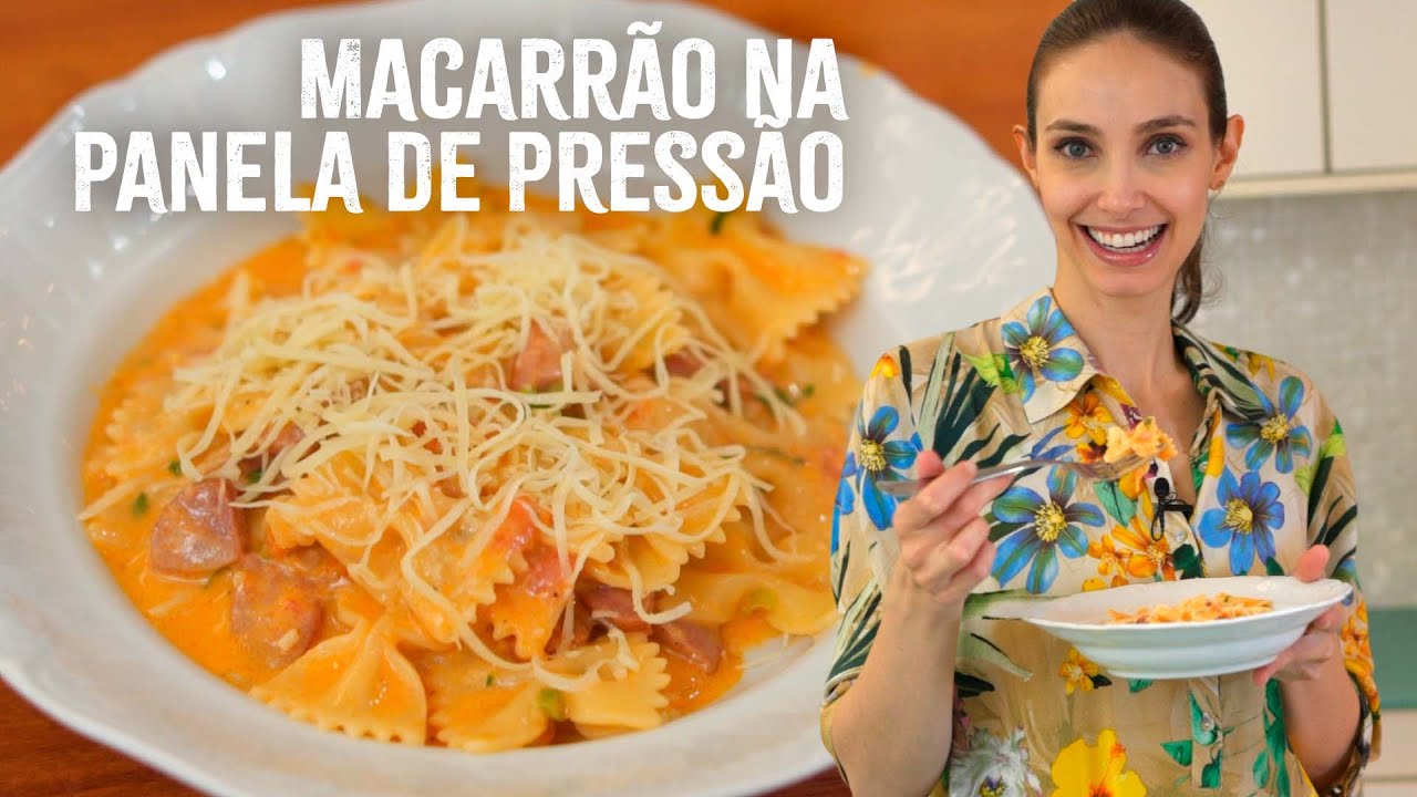 MACARRÃO NA PANELA DE PRESSÃO muito fácil