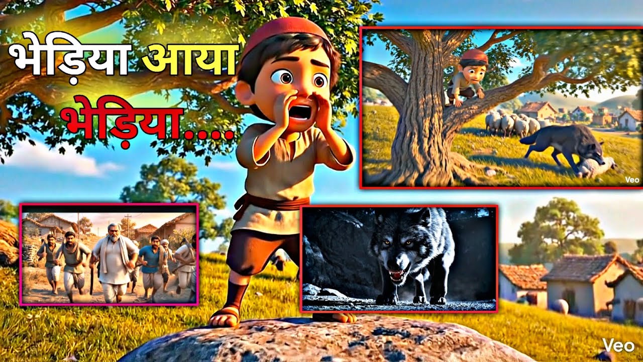 भेड़िया आया भेड़िया आया मोरल कहानी The Wolf Came The Wolf Came Moral Story