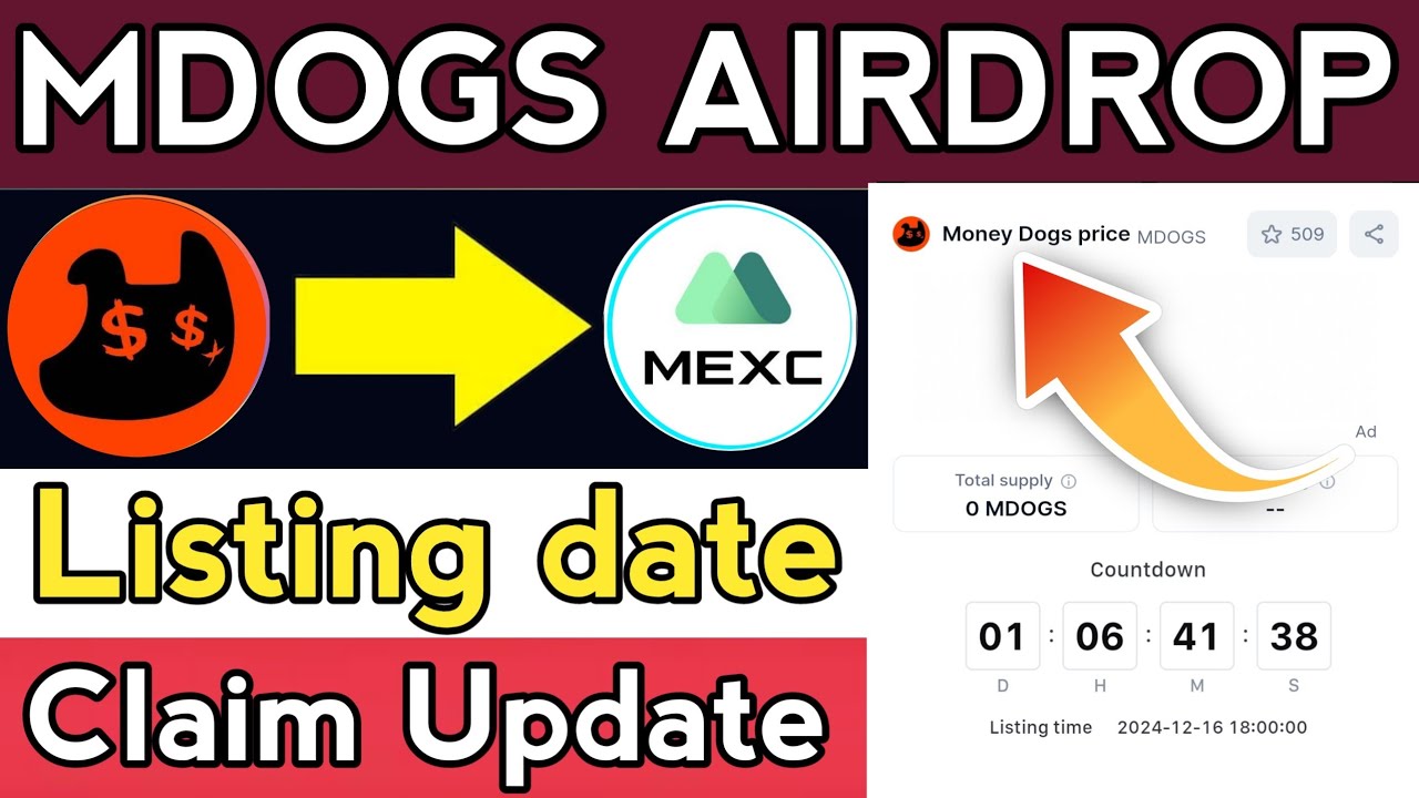 Money Dogs listing date || Money Dogs Airdrop || Money Dogs listing price || Money Dogs New Update