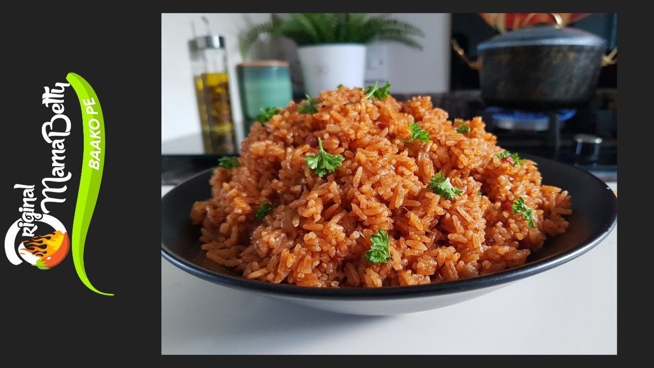 MY SMOKY PARTY JOLLOF RICE RECIPE