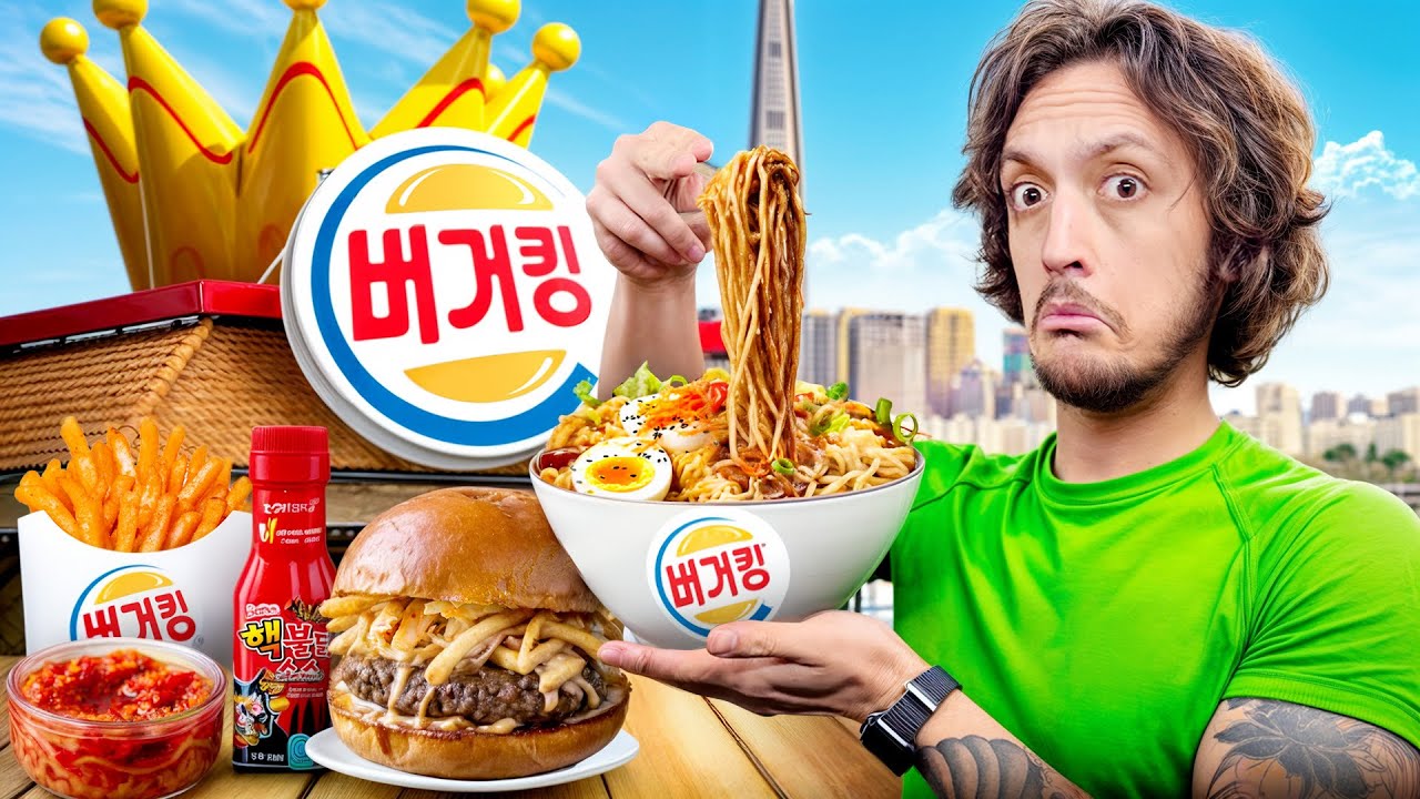 PROVO TUTTI I FAST FOOD in COREA (assurdi)