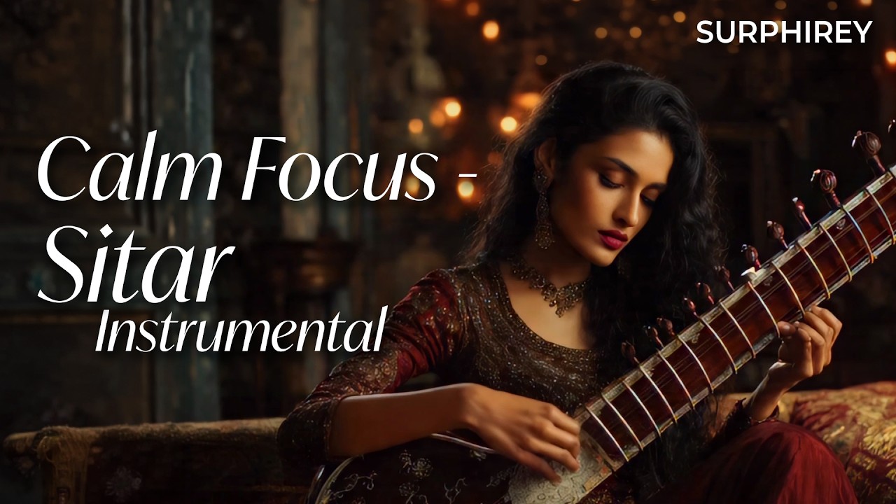 Calm Focus – Sitar Instrumental | Indian Sitar Music for Study, Work & Deep Concentration