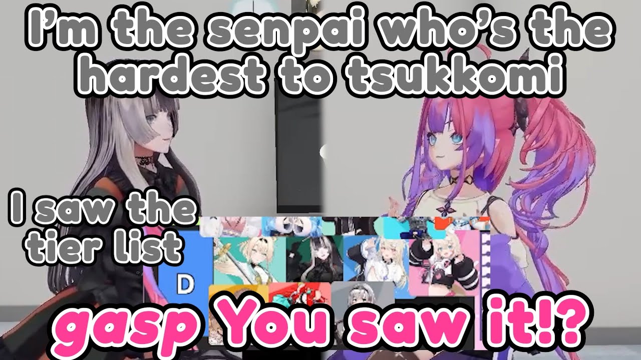 Raden Brings Up Vivi’s Senpai Tier List w【Hololive Clip】