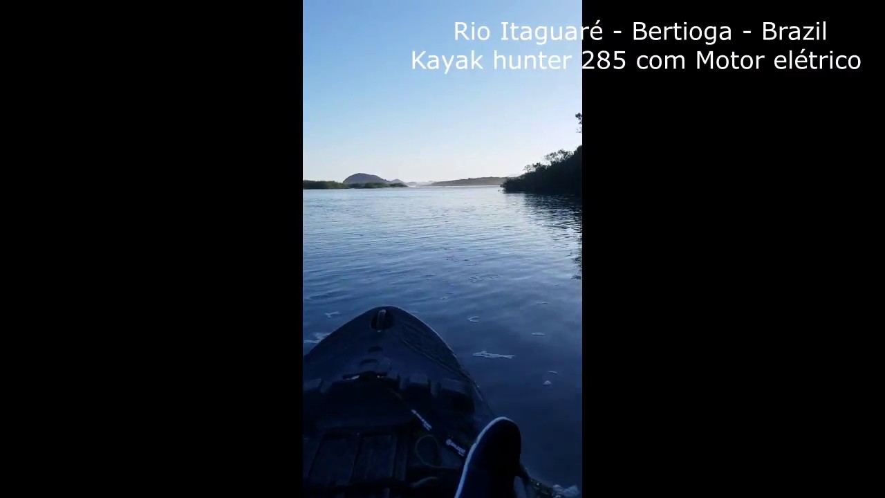Caiaque Brudden N&aacute;utica - Hunter 285 com motor el&eacute;trico / kayak with Watersnake trolling Motor