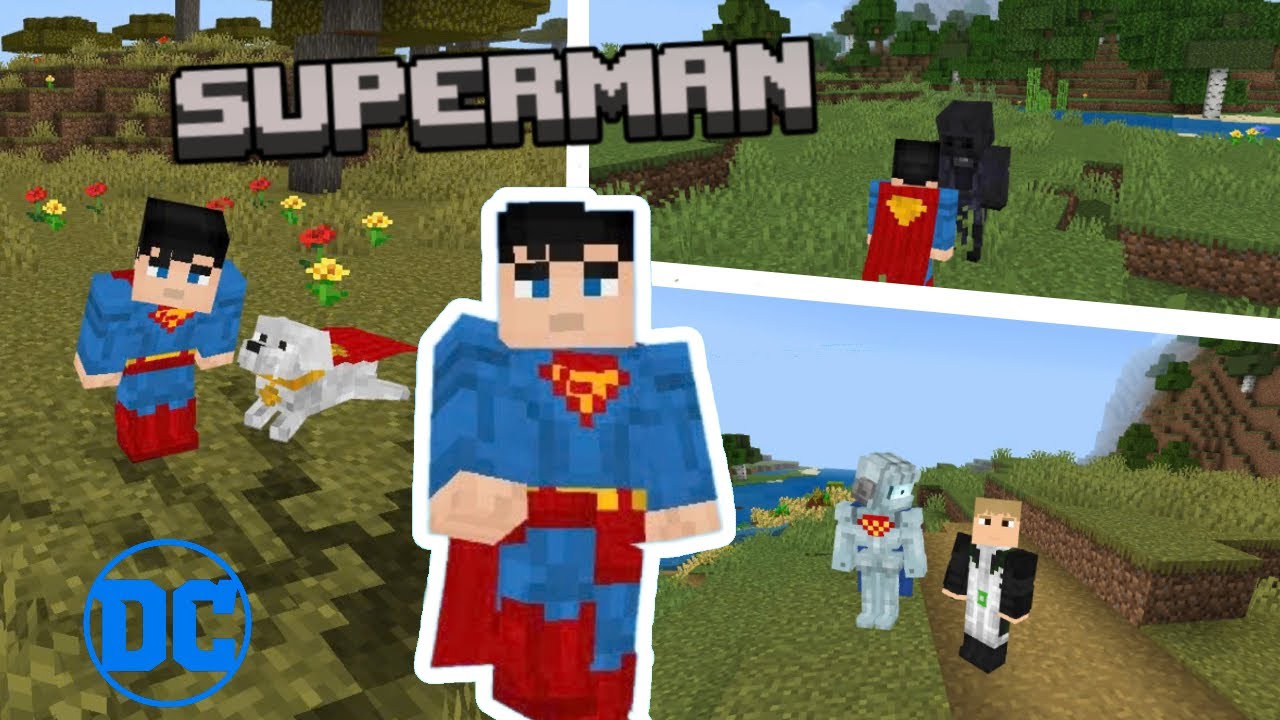 THIS NEW SUPERMAN ADDON IS AMAZING !! | DC Project Addon/Mod For MCPE 1.21.90+