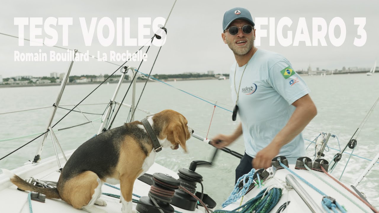 Sortie en Figaro 3 avec Romain Bouillard.
