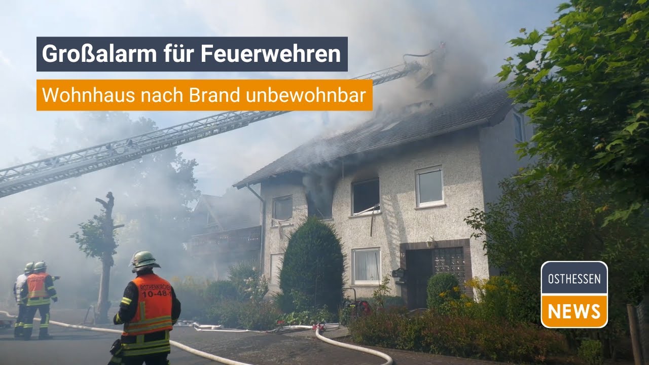 BURGHAUN: Wohnhaus nach Brand unbewohnbar