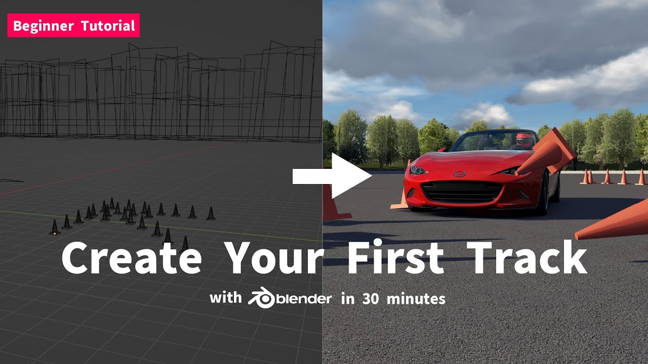 Create Your First Assetto Corsa Track - Blender Beginner Tutorial