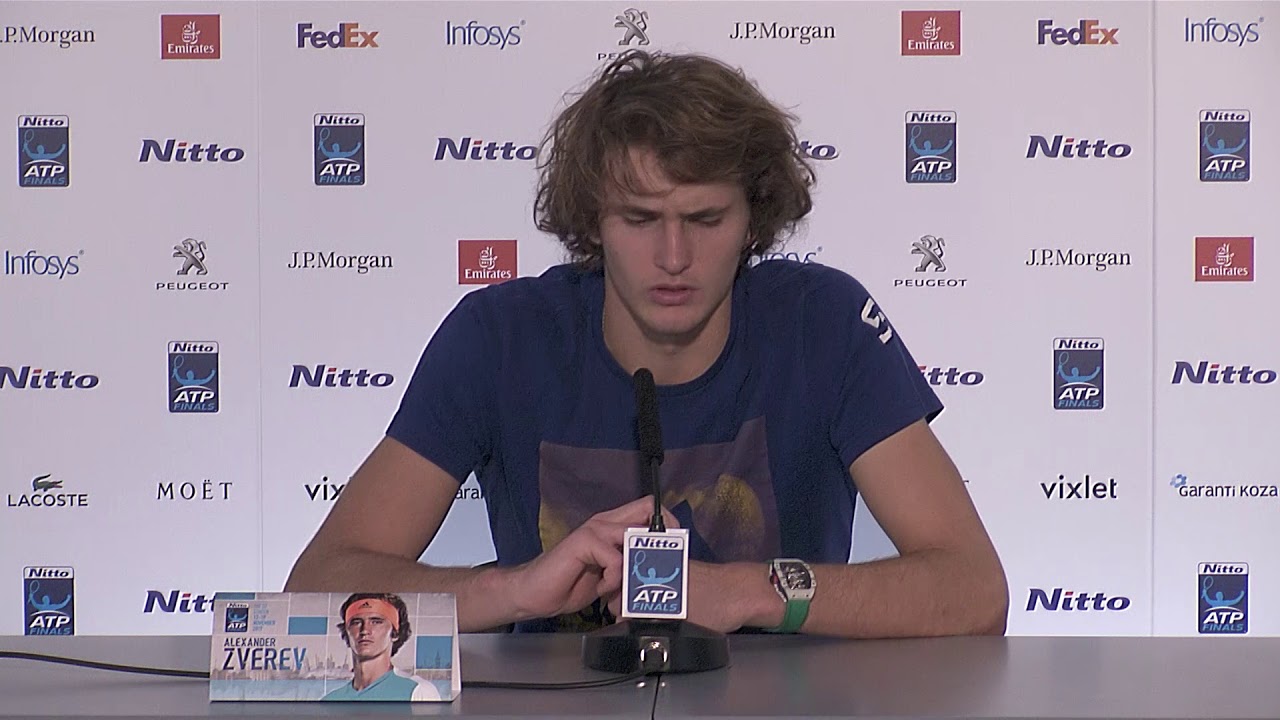Alexander Zverev  ATP Finals - Press Conference
