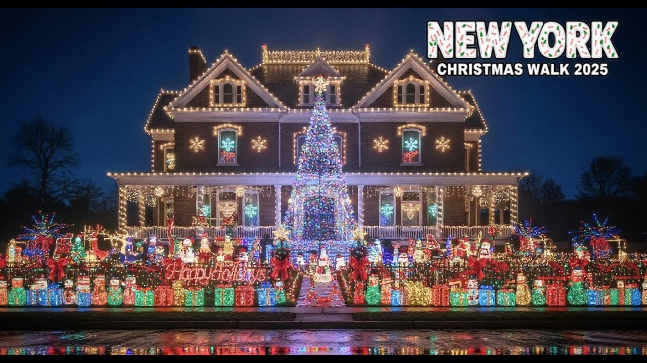 BEST Staten Island Christmas Decorations 2025 New York City 4K Outdoor Displays & Christmas Lights