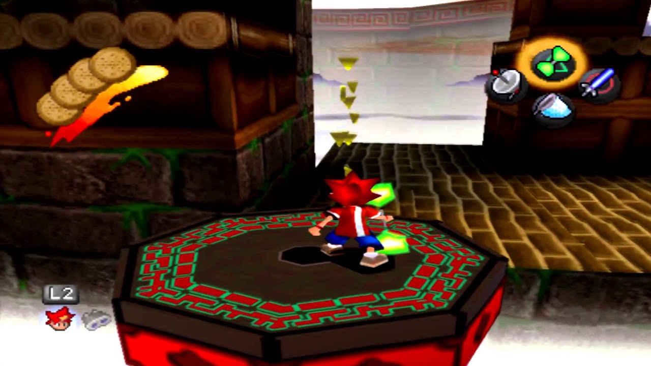 Ape Escape (PS1) walkthrough - Wabi Sabi Wall