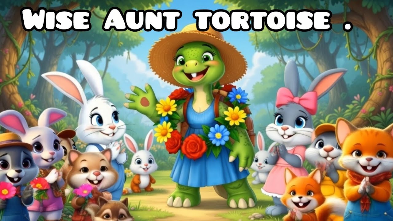 Wise Aunt tortoise. #english #cartoon #cartoonvideo #video 