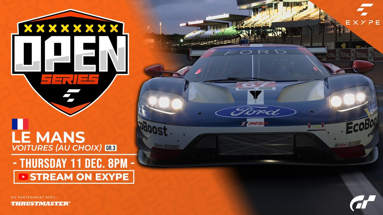 OPEN SERIES by Exype | Le Mans - Voitures (Gr.3)