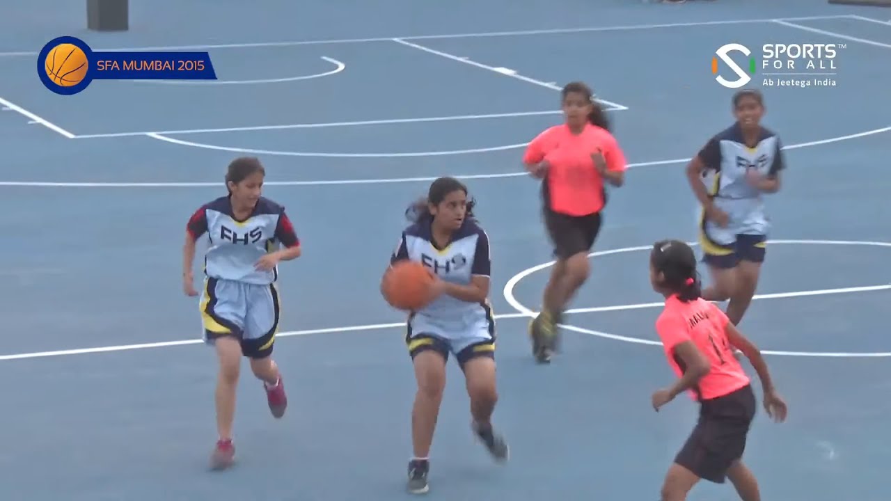 Epic Girls U14 #Basketball Quarterfinal! 🏀 Marry Immaculate Vs Fatima High | SFA Mumbai 2015