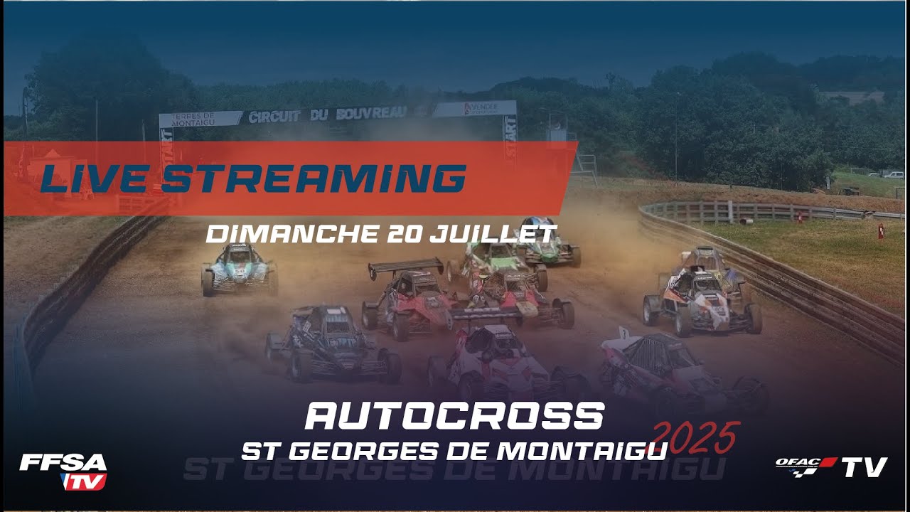 CHAMPIONNAT ET COUPE DE FRANCE D’AUTOCROSS ET DE SPRINTCAR: Saint Georges de Montaigu 2025 DIMANCHE