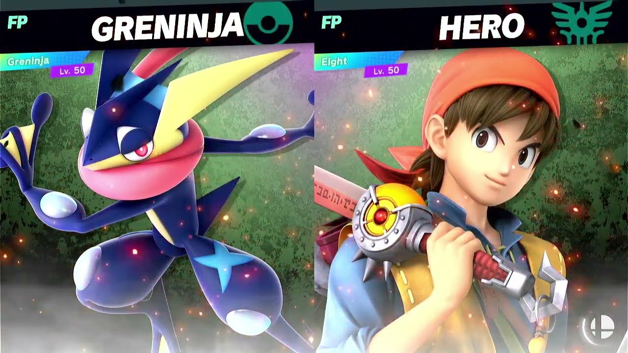 Super Smash Bros Ultimate Amiibo Fights Greninja vs the World EX vs Eight