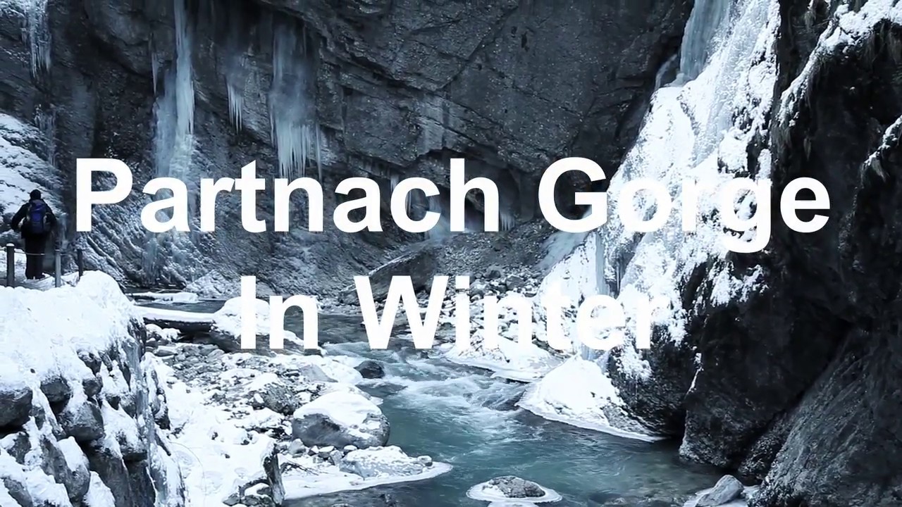 Partnach Gorge In Winter