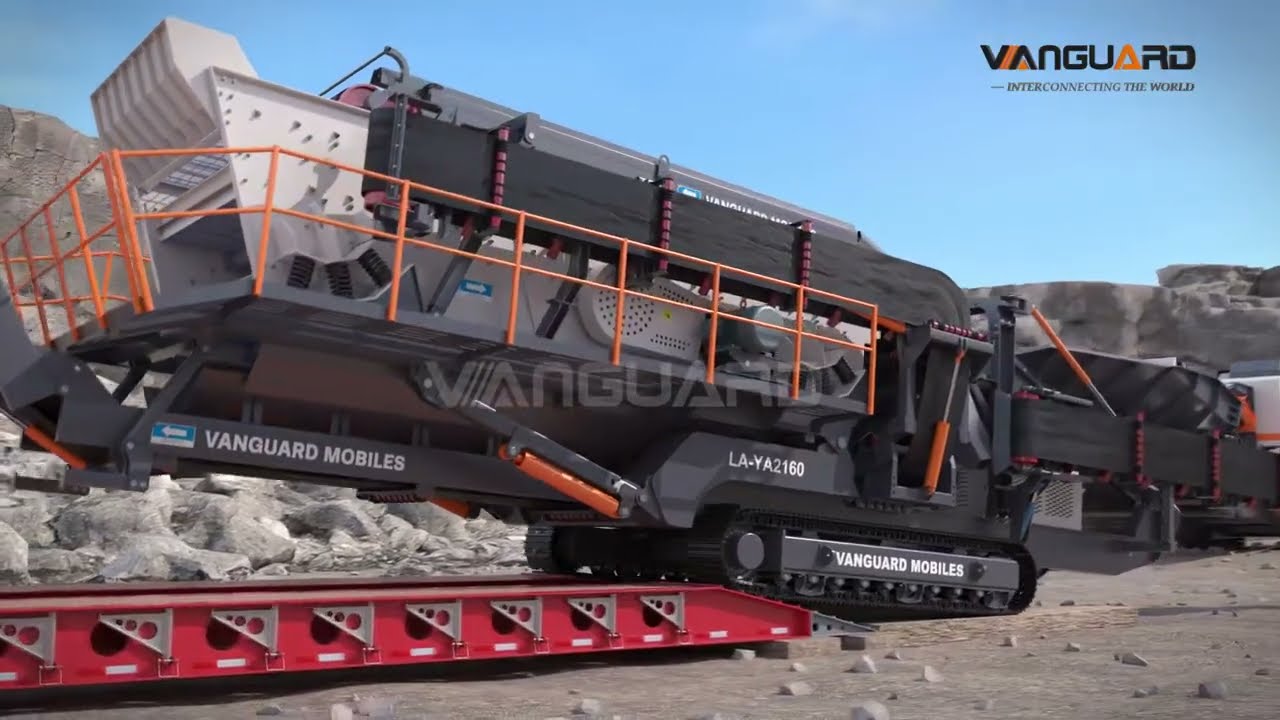 Crawler Type Mobile Screening Plant. #mining #machine #sand #screen #stonecrusher