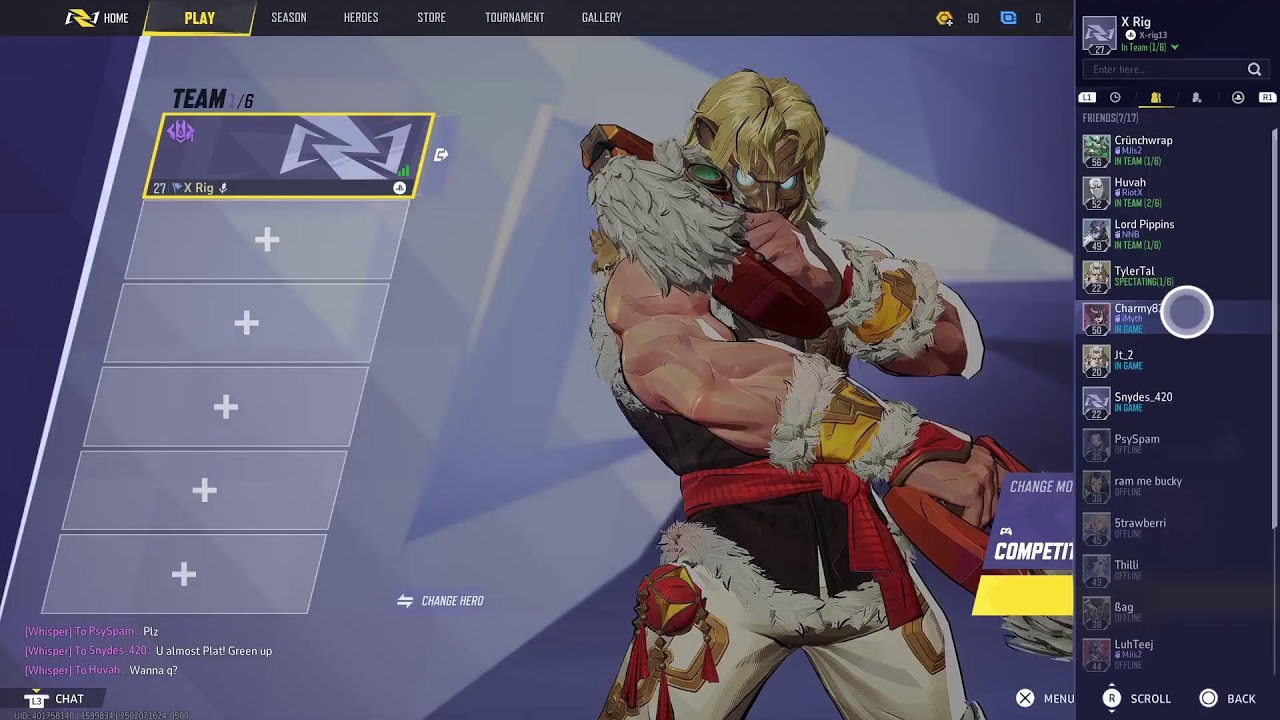 x rig the admiral GM smurf