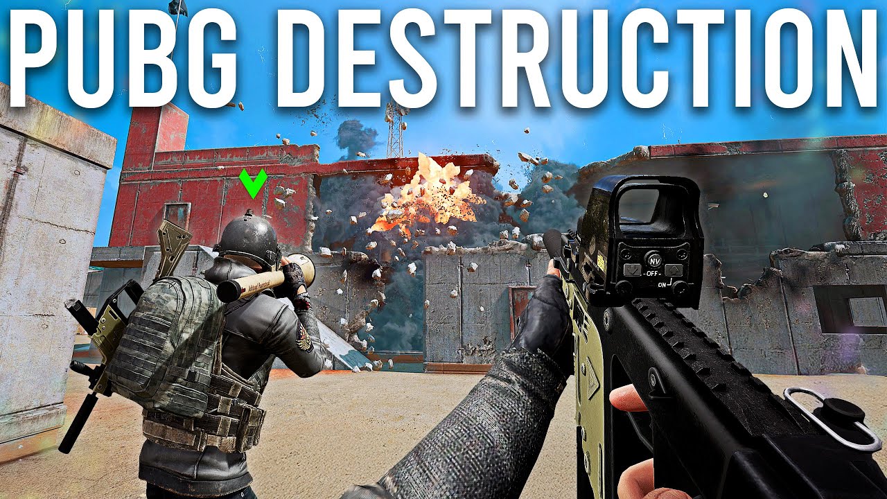 В PUBG теперь есть полное разрушение...