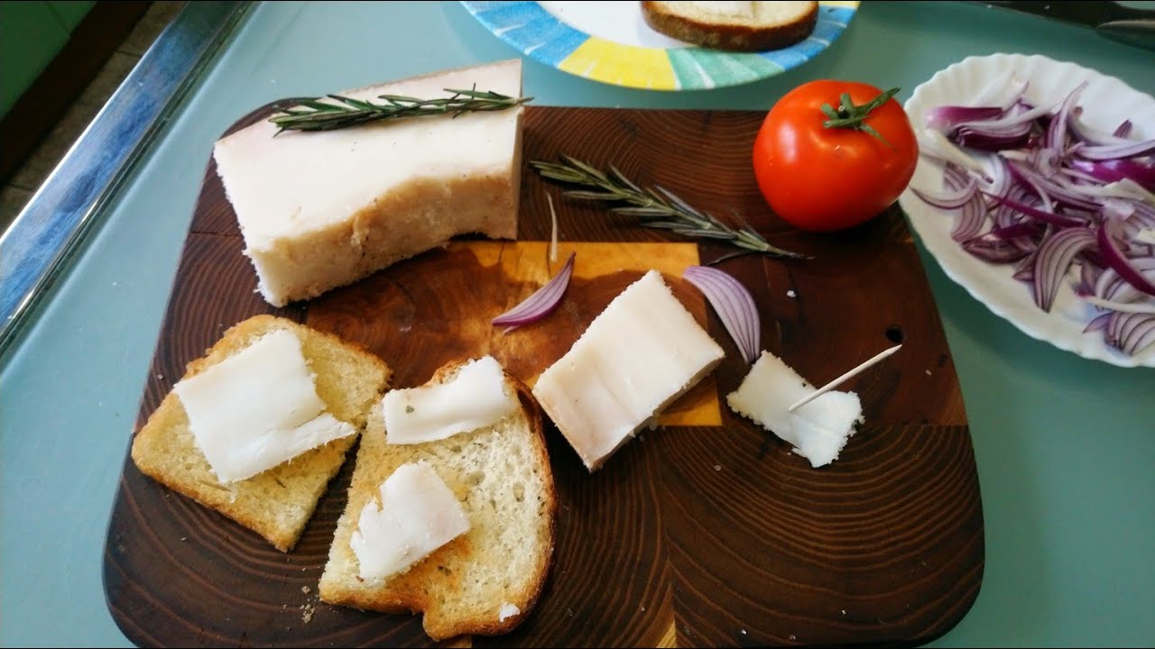 Лардо, итальянский деликатес в домашних условиях Lardo, an Italian delicacy at home