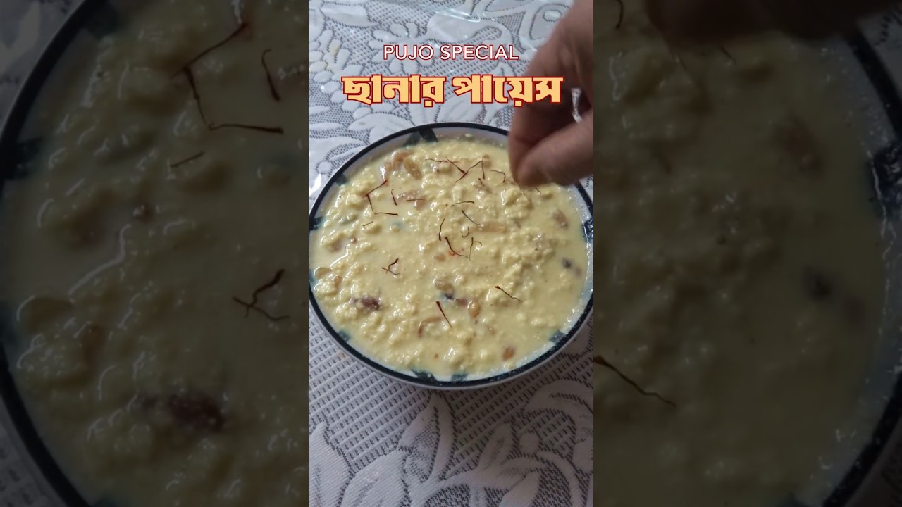 ছানার পায়েস | Chanar Payesh | 🦉🌕🌺