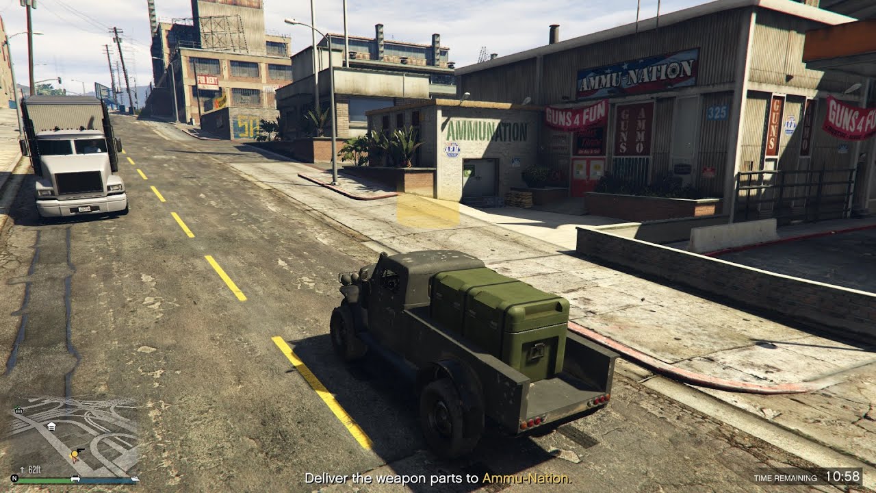 GTA V Online - Delivering Weapons Parts