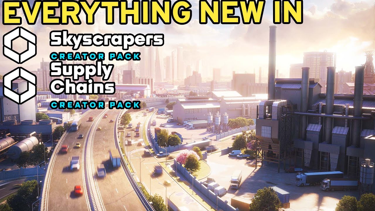 New SKYSCRAPERS & Supply Chains For Cities 2!