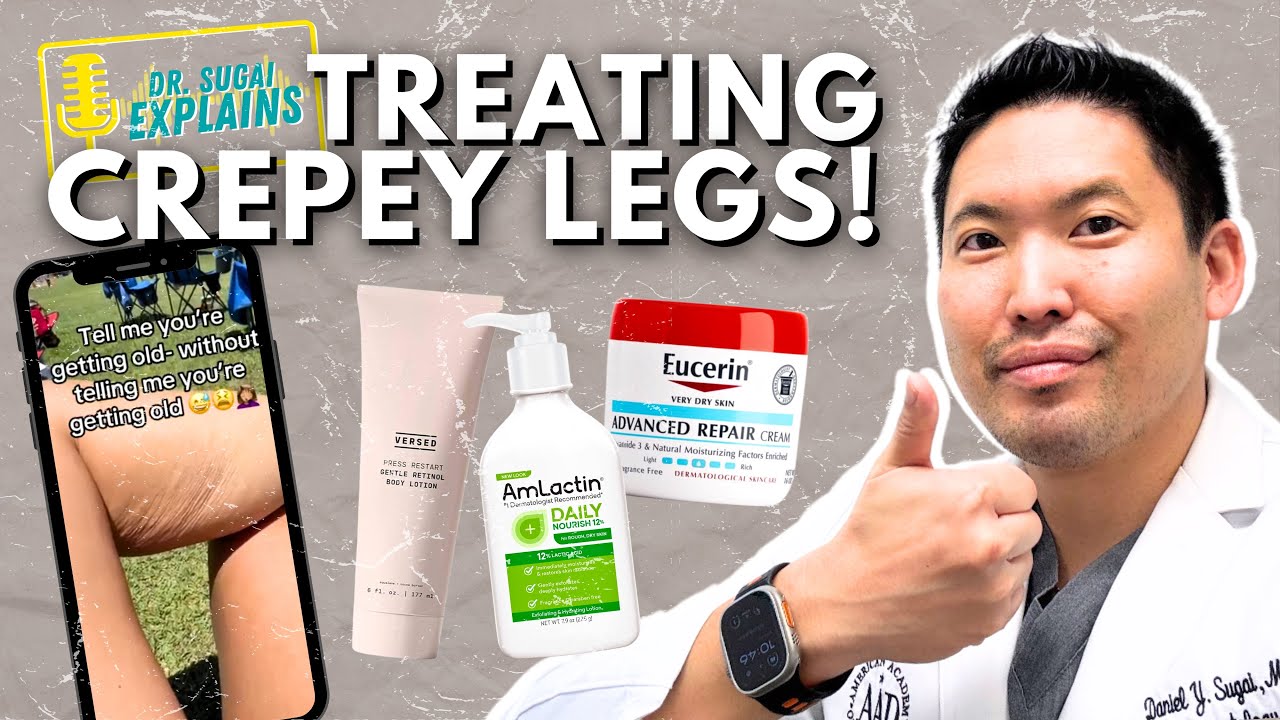 Fix Crepey Skin on the Legs with Pro Dermatologist Tips