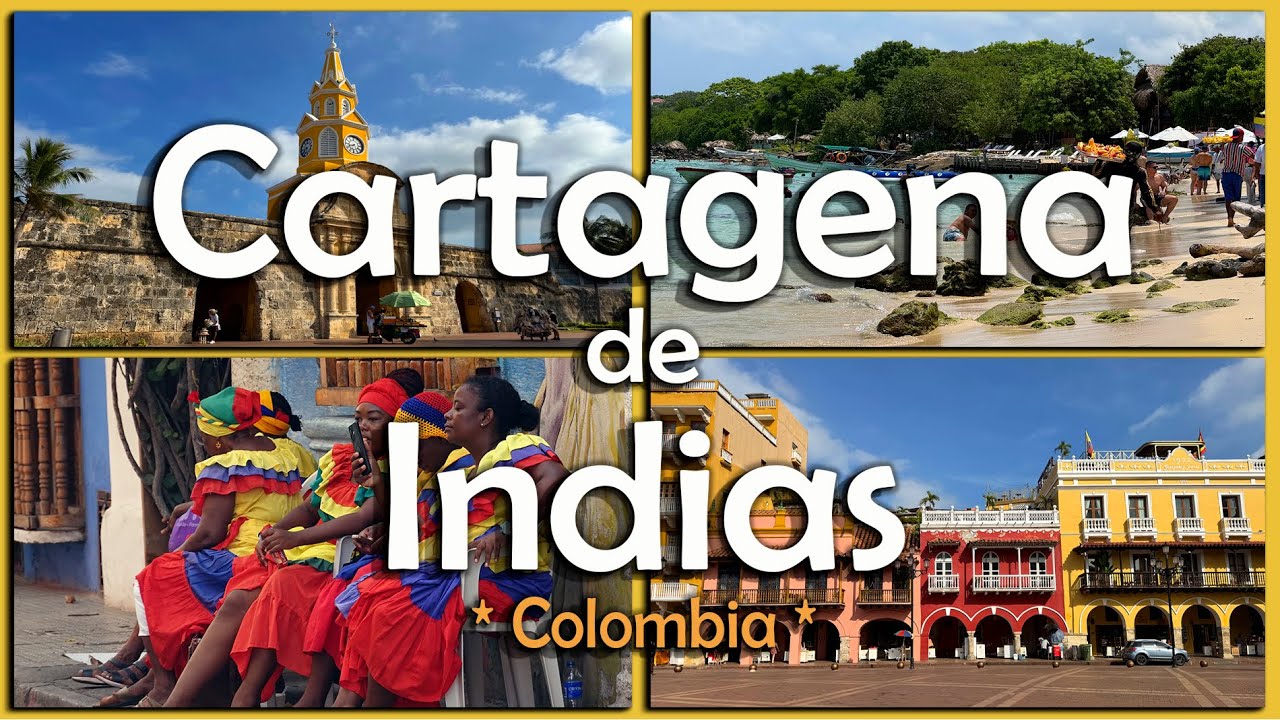 CARTAGENA DE INDIAS, Colombia en 4K - Los mejores lugares a visitar en 3 días