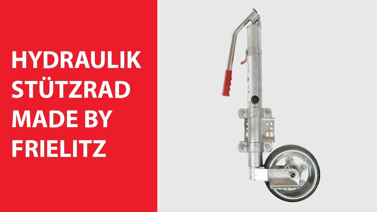 Das erste Stützrad mit hydraulischer Pumpvorrichtung - INNOVATION aus dem Schwarzwald by Frielitz