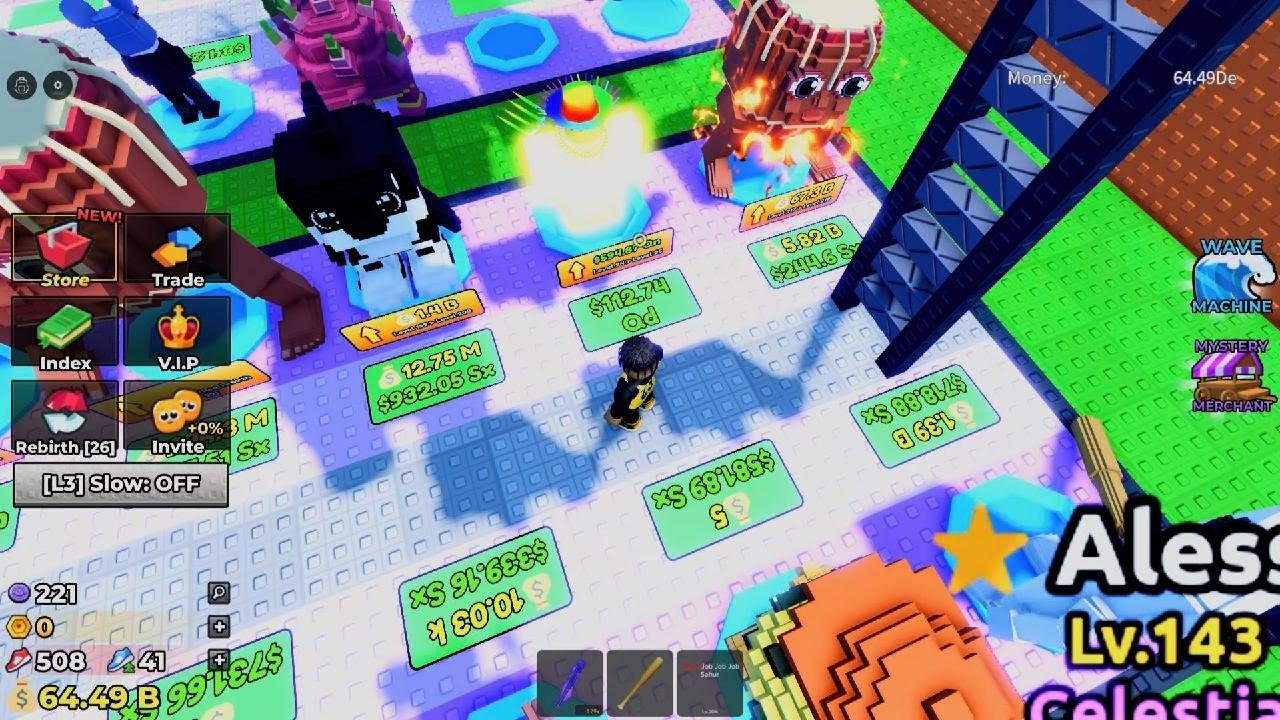 playing Escape Tsunami for brianrods and Steal a brianrod