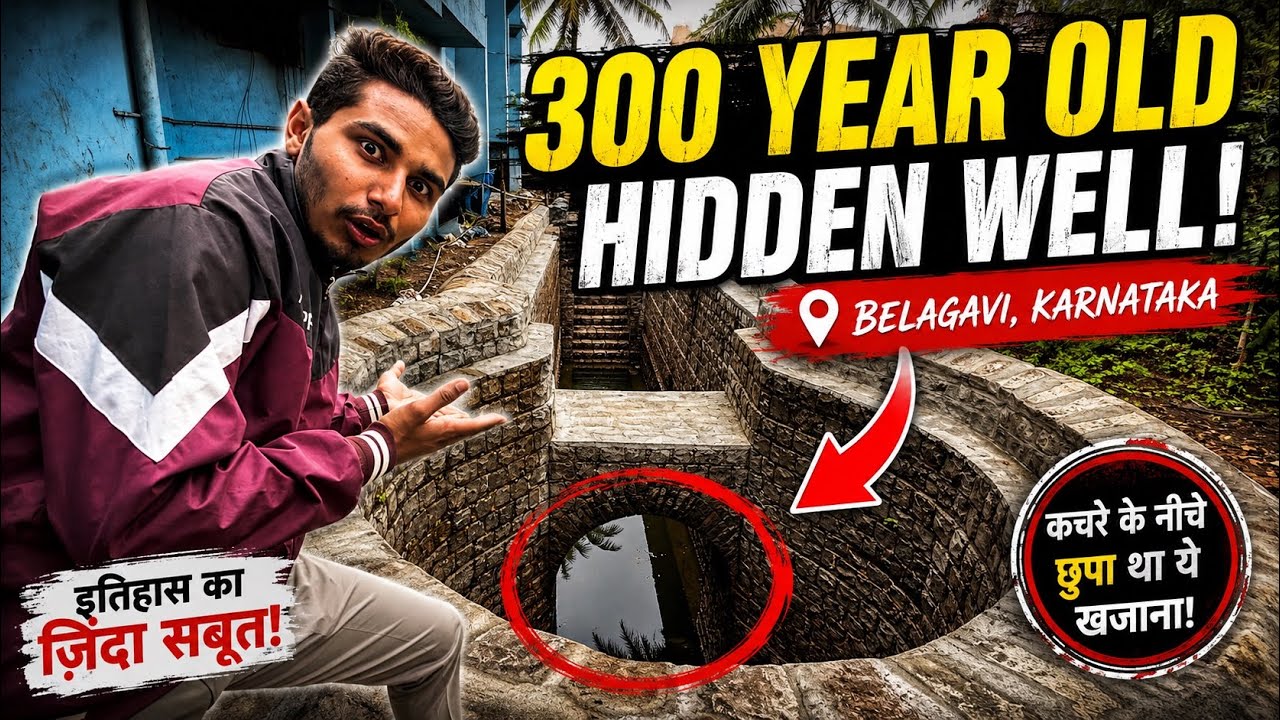 300-year Old Step Well Restored in Belagavi, Karnataka after 25 years under debris 
