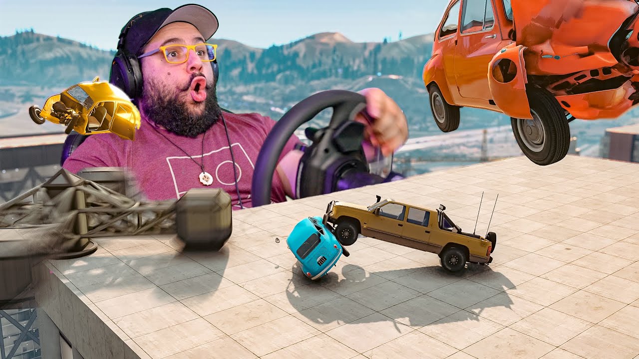 Destruction sur les toits! | BeamNG
