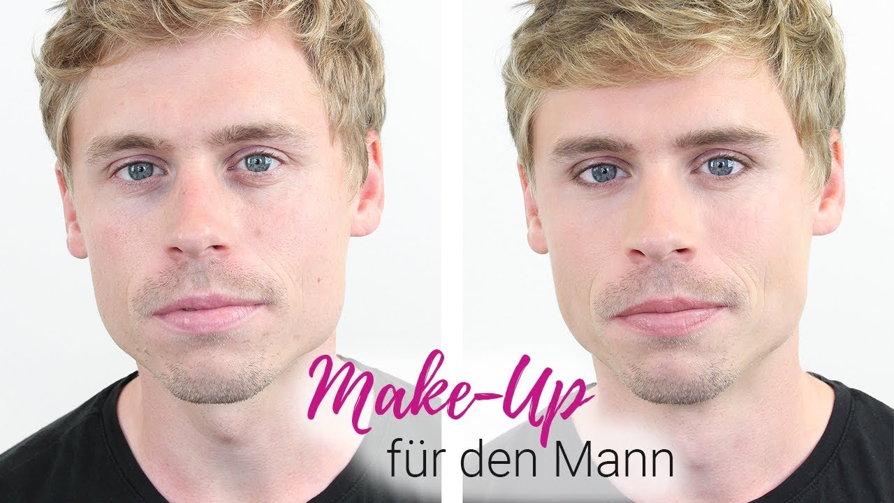 Natürliches Make-Up für den Mann 👨