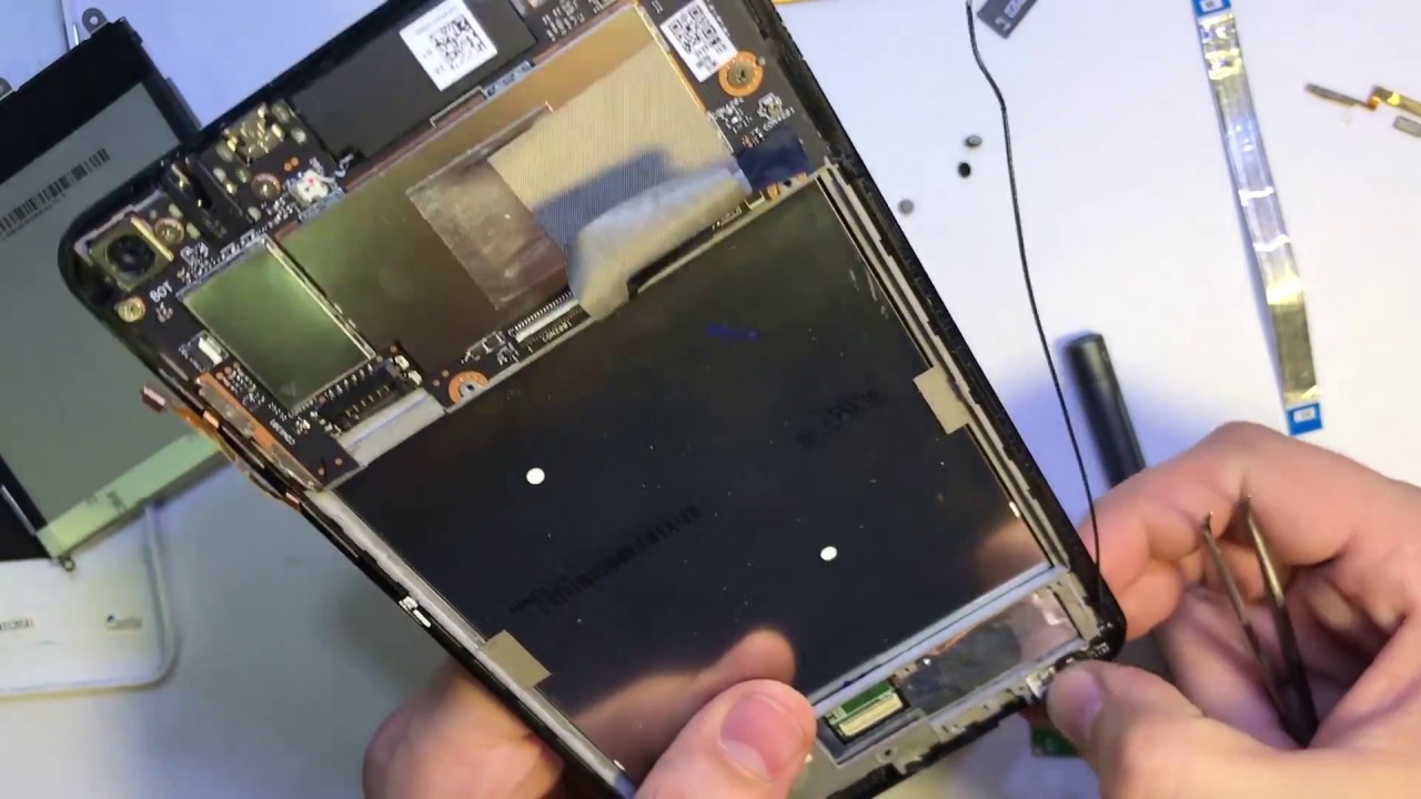Asus FonePad 7 - разборка, замена дисплея / disassembly, replacement of the display