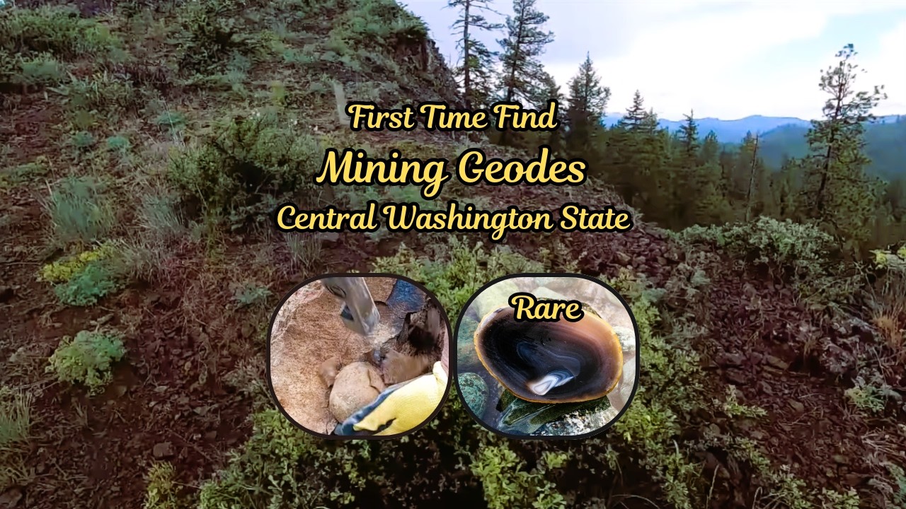 First Time Fun | Mining Geodes | Crystal Mountain | Quartz Cowboy Central Washington State