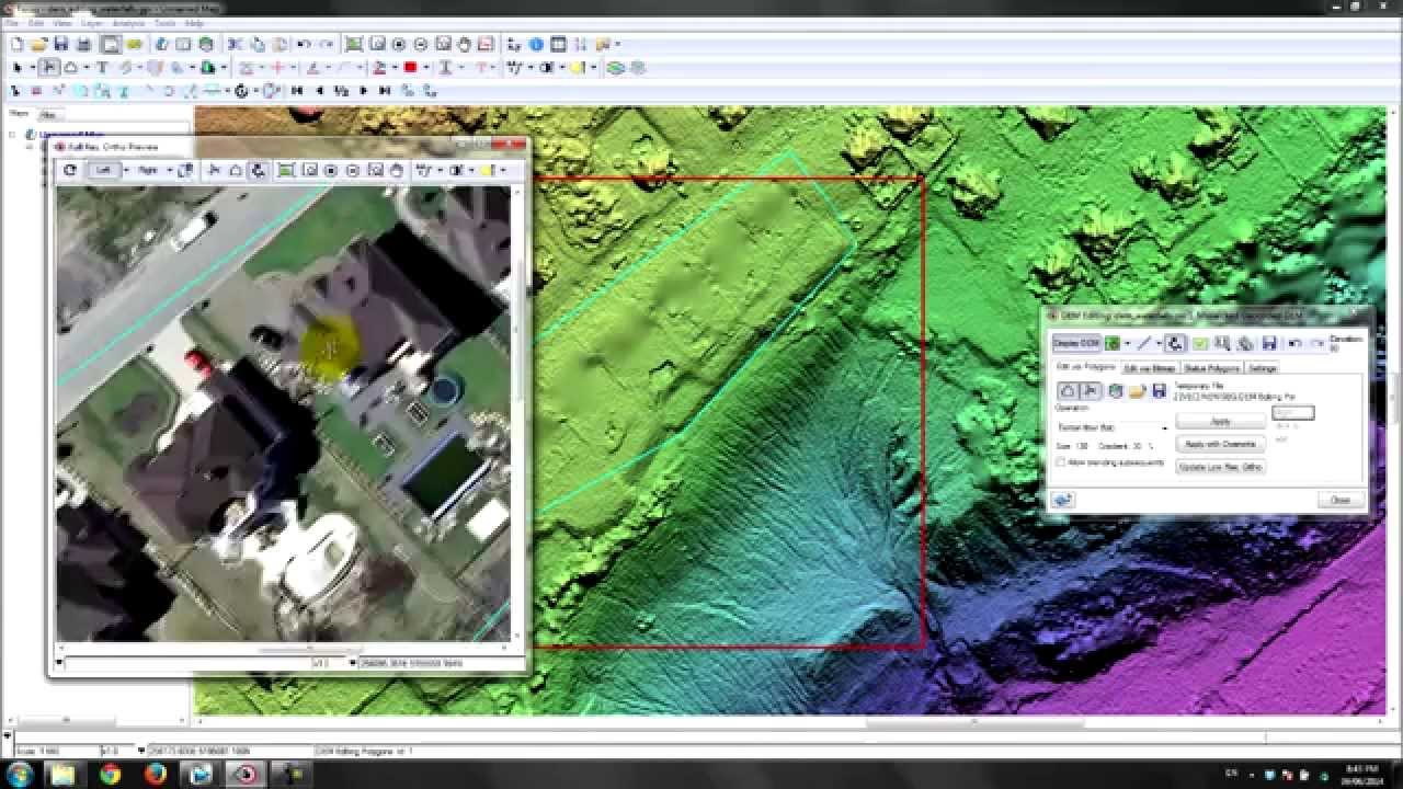 Geomatica 2014 - Live DEM Editing
