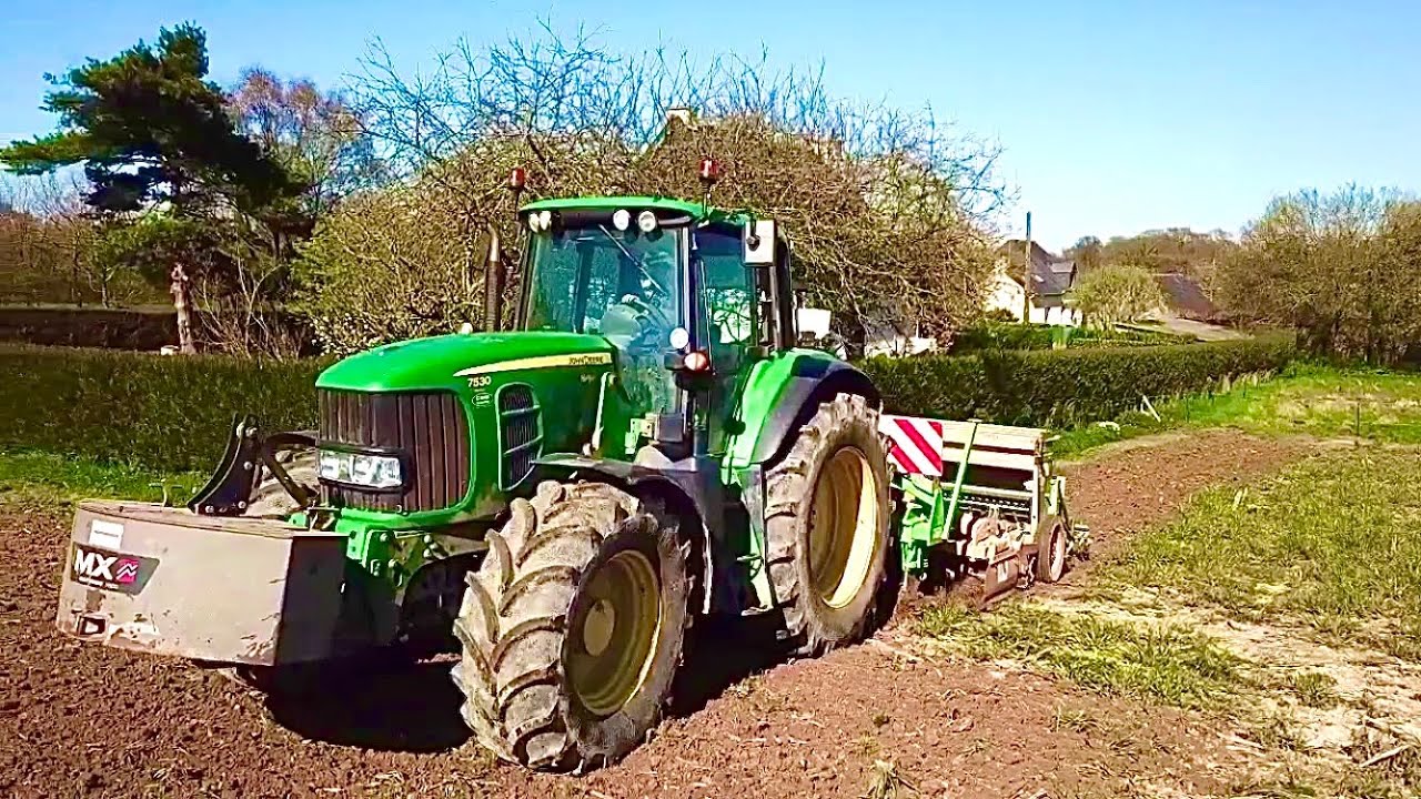 semis d'avoine John Deere 7530