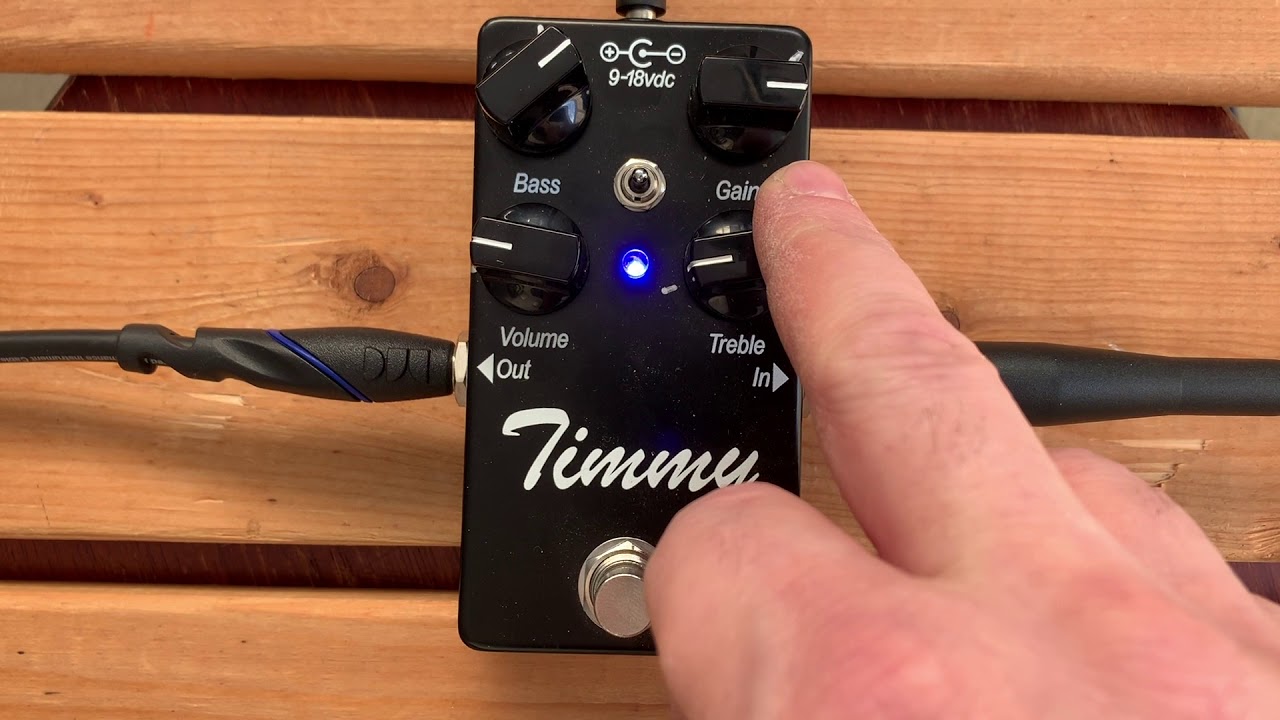 5 Minutes with the Timmy Overdrive - Pedal Demo