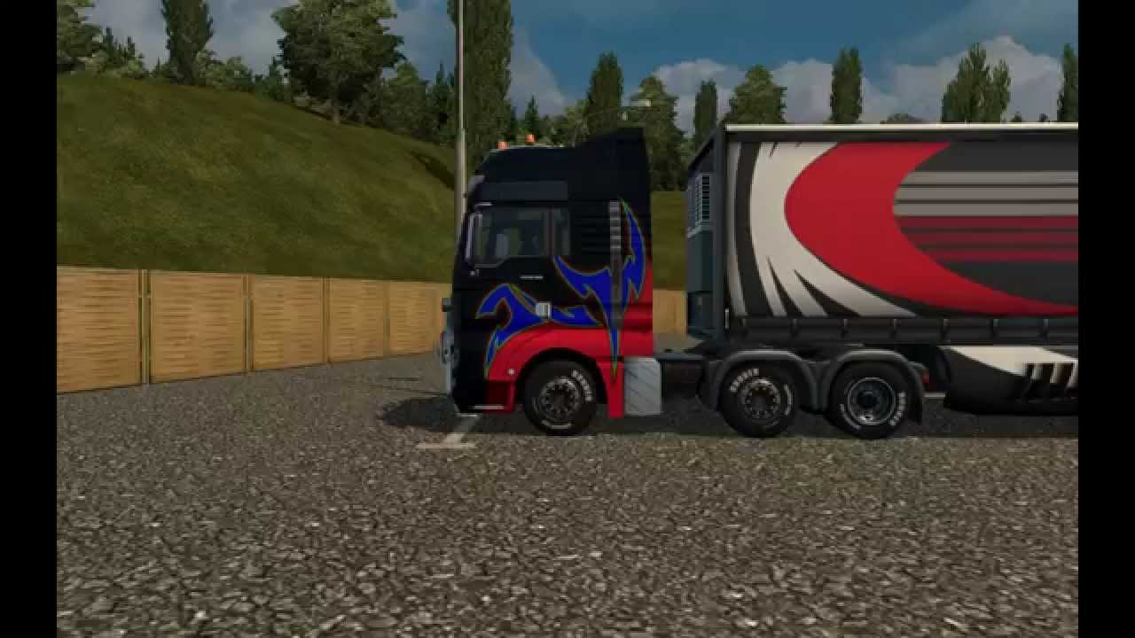 ETS2-Multiplayer Fahrt von Wroclaw nach Birmingham im MAN-TGX-XXL