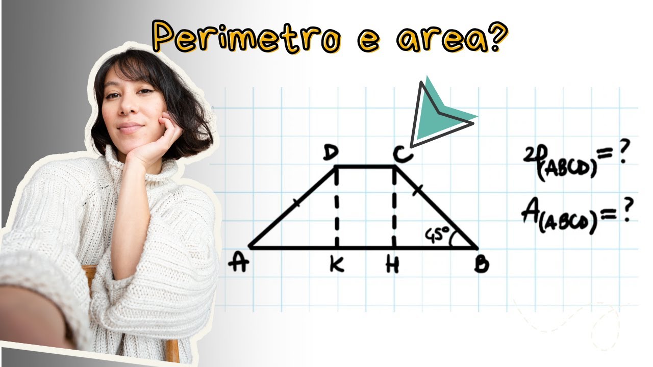 Problema trapezio isoscele con angolo alla base di 45 gradi