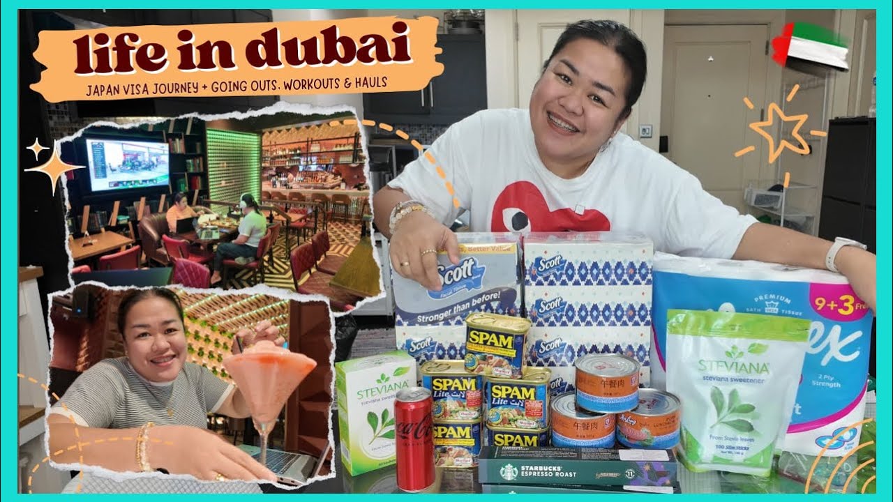 ✨life in dubai 🇦🇪 | Japan Visa Journey + going outs, workouts, shopping & hauls!