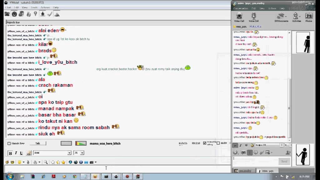 sabah:1 yahoo chat room open again