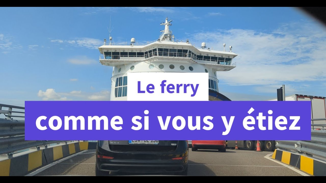 Montez avec moi à bord du ferry pour Douvres || Voyage immersif