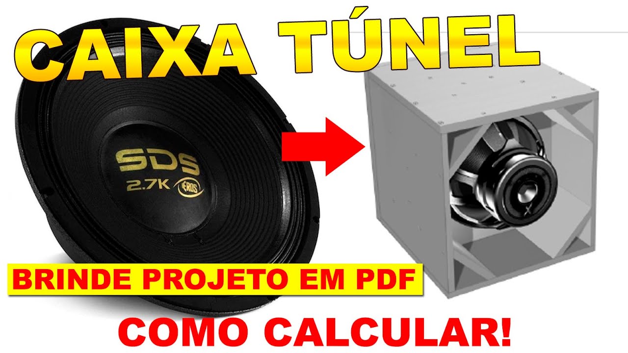 Como calcular TÚNEL de Caixas de GRAVE + BRINDE: DOWNLOAD PROJETO SDS 2.7 15 Pol