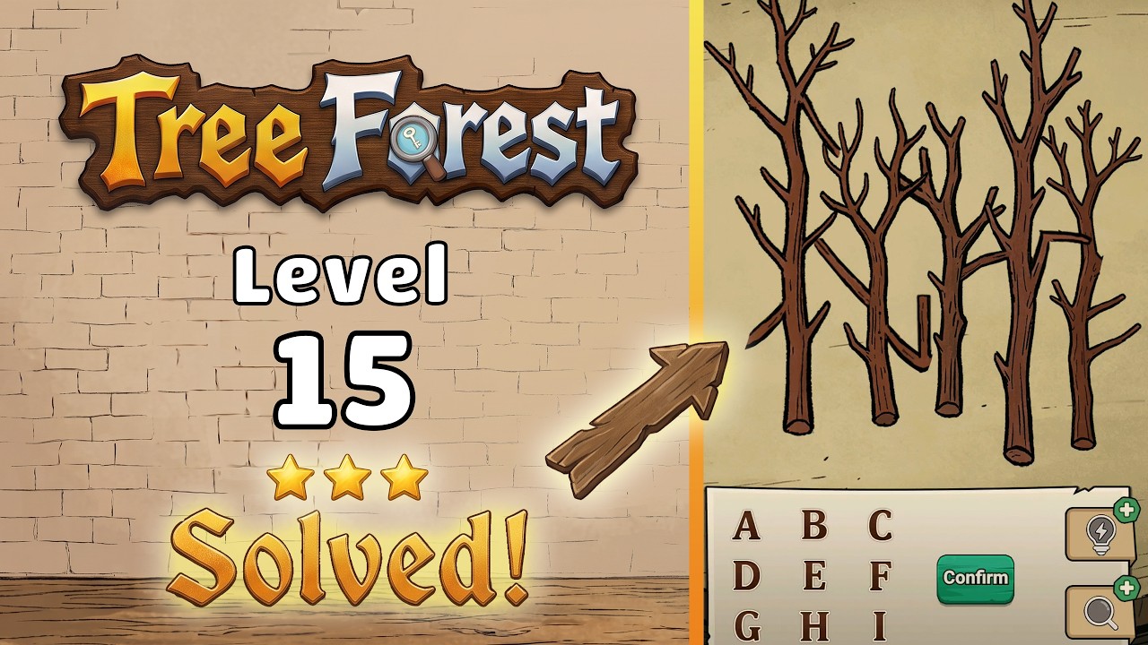Tree Forest: Detective Words - Level 15 Walkthrough 🧩 | Full Solution & Gameplay! 🌲✨