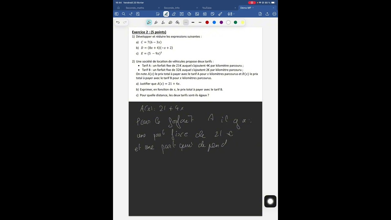 Correction devoir commun maths 